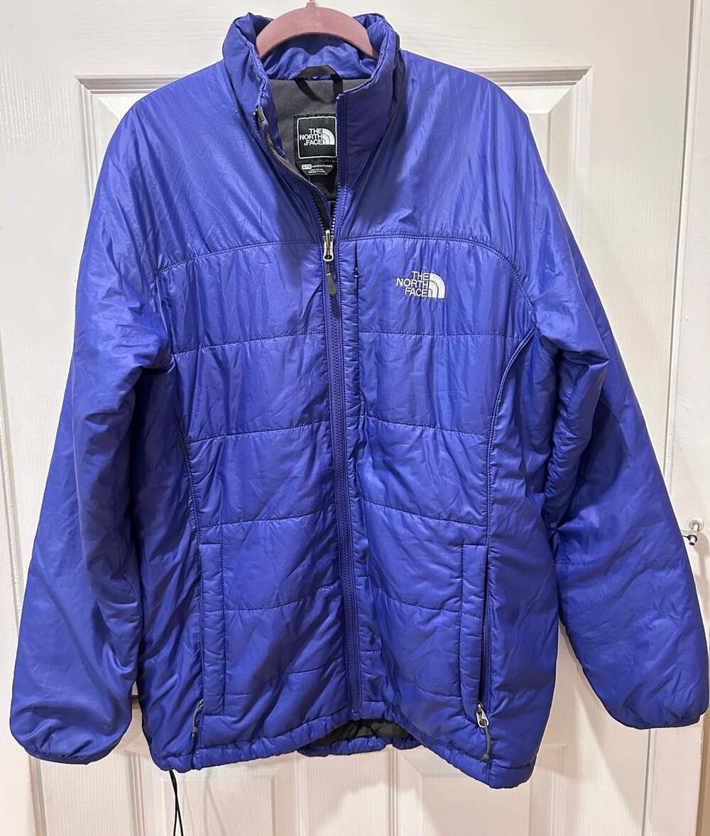 The North Face Puffer Jacket Size Women’s XL Purple Insulated Full Zip